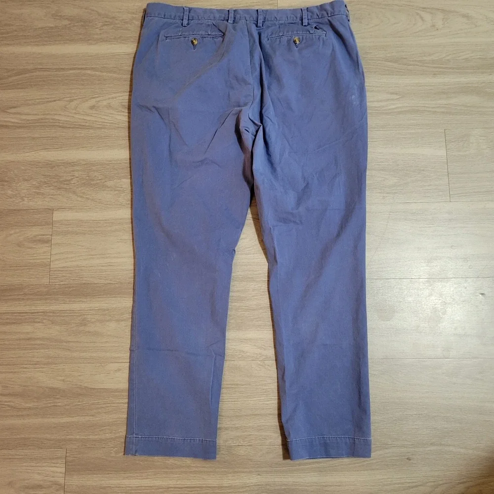 Polo Ralph Lauren Stretch Slim Fit Chino Pants Blue Men's 40x32 Golf Casual